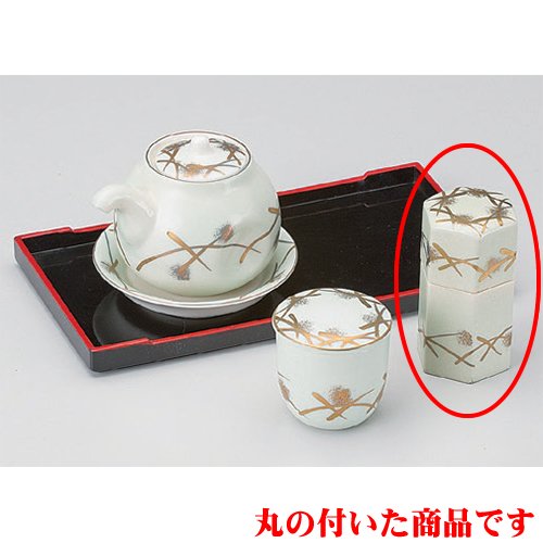 5個セット 調味料入 武蔵野楊枝入 [4.5 x 8cm] 土物 和食器 酒器 料亭 旅館 居酒屋 業務用