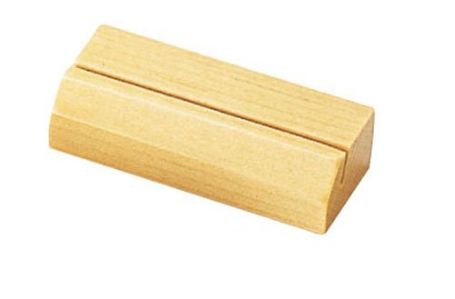えいむ 木製カード立て (角型) 白木 木理-41 木 日本 PEI1802