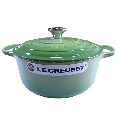 [ ルクルーゼ ] Le Creuset 両手鍋 シグニチャー ココットロンド 20cm 200mm ホーロー鍋 おしゃれ パームグリーン 21177204262430 SIGNATURE Cocotte Ronde palm green キッチン用品 新生活 [並行輸入品]