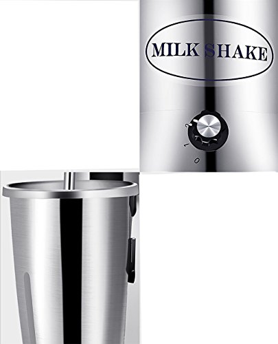 MXBAOHENG ミルクシェーカー ミルクシェイクYT-K4ミルク泡立て器電動シェーカー  プロテインミキサー 自動 コーヒーミキサー 漏れ防止 ふたつミキサーカップ 業務用 家庭用 (110Ｖ)
