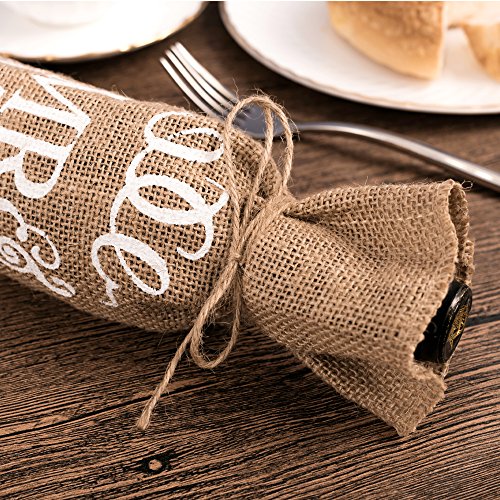 ワインボトルカバー 無地 ワイン袋 リネン 北欧 ワインバッグ ギフト ボトル飾り 雑貨 パーティー テーブルデコレーション 31cm×8.5cm