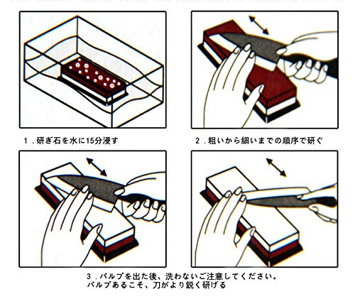 砥石 両面砥石 #1000#4000 家庭用砥石 包丁用砥石 包丁研ぎ 研ぎ専用 仕上げ用の砥石 中砥石/仕上砥石 木工用・工芸用・園芸用 ・シェフナイフ・三徳包丁・出刃包丁