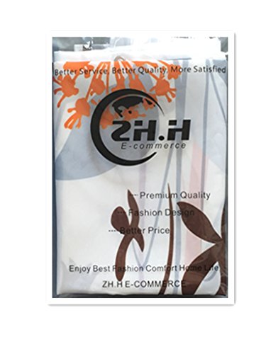 ZHH 厚み付け防水ポリエステルシャワーカーテンマルチカラー、タンポポと蝶パターン、 幅120cm×丈180cm
