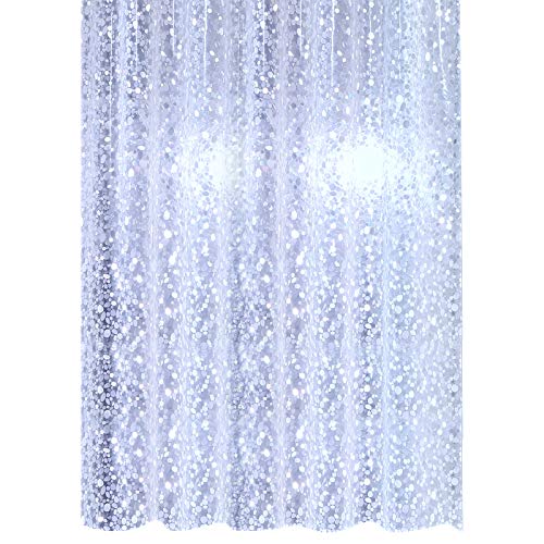 LilianHome シャワーカーテン 防水防カビ 浴室カーテン お風呂カーテン 間仕切り 厚手遮像 リング付属 取付簡単 豊富なサイズデザイン120×180cm 150×180cm 180×180cm