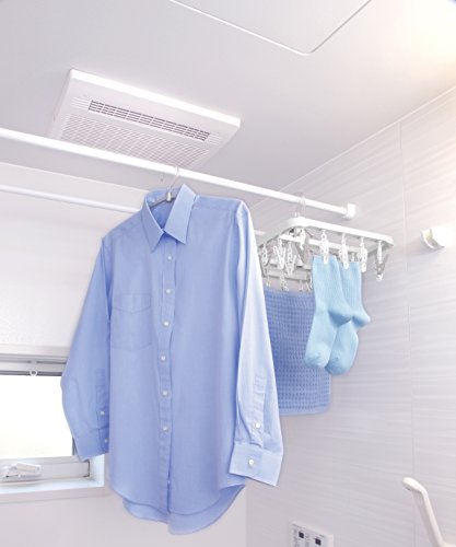 東和産業 洗濯ハンガー ホワイト 65.5×34×28cm 浴室乾燥機対応 MS 角ハンガー ピンチ32個付 25276