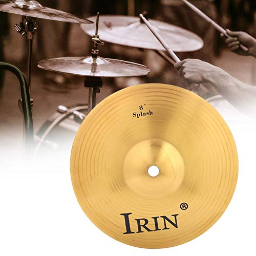8in スプラッシュシンバル ドラムシンバル 耐久性 真鍮 楽器アクセサリー
