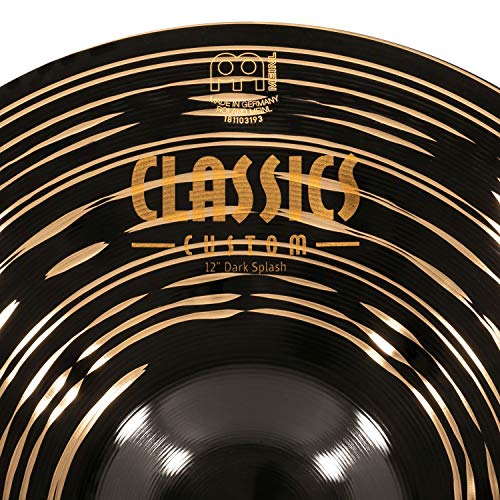 MEINL Cymbals マイネル Classics Custom Dark スプラッシュシンバル 12