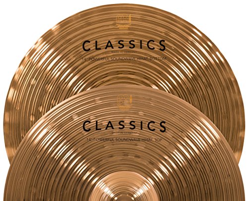 MEINL Cymbals マイネル Classic Series ハイハットシンバル 14