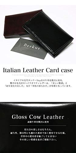 [名門 Sirp社のイタリアレザー] 本革 牛革 高級 名刺入れ 折れない カードケース ビジネス ギフト 1030083