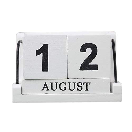iwobi 万年カレンダー 木製 カレンダー ウッドカレンダー 卓上カレンダー 日替わり 日めくりカレンダー インテリア 喫茶店 レストラン