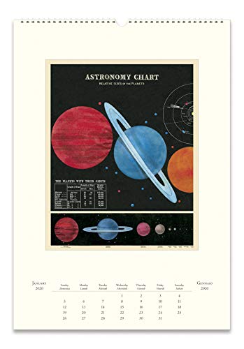 銀座吉田 カバリーニ 2020年 カレンダー 壁掛け 天体 445466