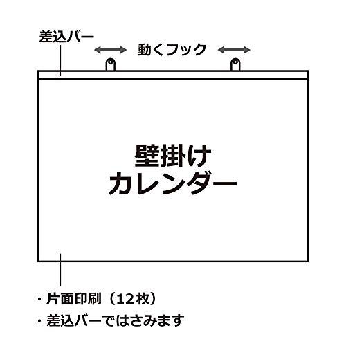 エトランジェディコスタリカ 2020年 カレンダー 壁掛け A1 ホワイト カラー CLC-A1-01