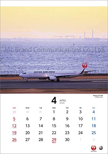 JAL「NIGHT FLIGHT」 2020年 カレンダー 壁掛け CL-1239