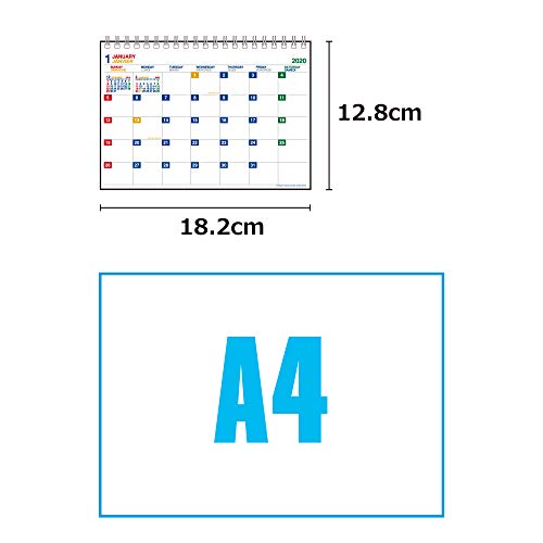 エトランジェディコスタリカ 2020年 カレンダー 卓上 B6 カラー CLT-G-03