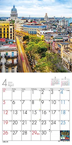 トライエックス CUBA（キューバ） 2020年 カレンダー CL-513 壁掛け 風景