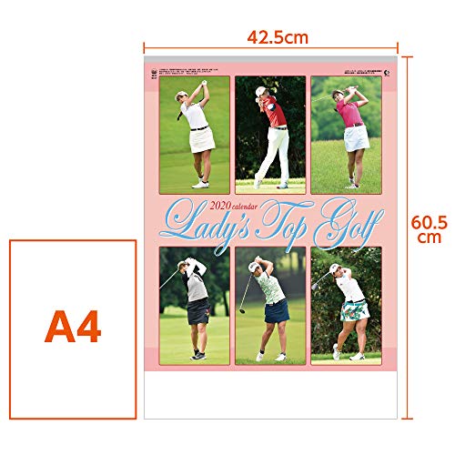 新日本カレンダー 2020年 カレンダー 壁掛け レディス・トップゴルフ NK127