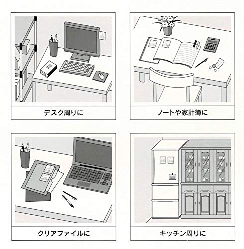 貼ってはがせる カレンダーステッカー ひと月毎にはがせます