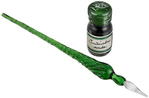 ルビナート ガラスペン インクセット 3/ALF+INK グリーン#12