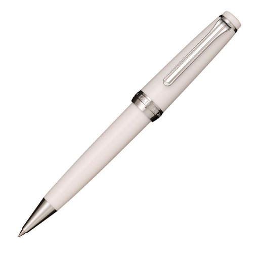 セーラー万年筆 油性ボールペン プロフェッショナルギア スリムカラー ホワイト 16-0707-210
