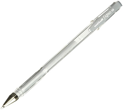 三菱鉛筆 ゲルボールペン ユニボール シグノスタンダード 0.8 銀 UM100.26