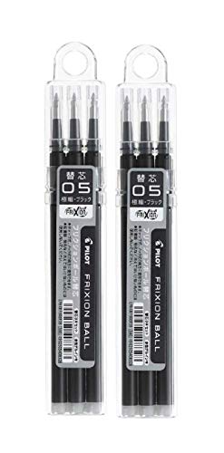 パイロット フリクションインキボールペン替芯 3本セット 0.5mm 黒 LFBKRF30EF3B 2個組み