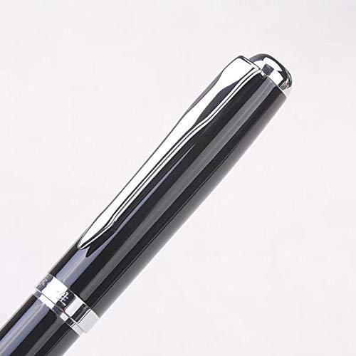 万年筆 プロフェッショ 金属製ペン先 オシャレ 極細字 プレゼント（0.38mm/0.5mm/0.7mm.3種類のペン先セット） (シルバー)