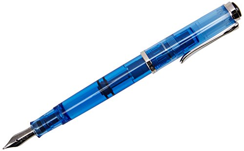 【特別生産品】ペリカン PELIKAN 万年筆 特別生産 クラシック デモンストレーター ブルー CT Fサイズ M205BL-F