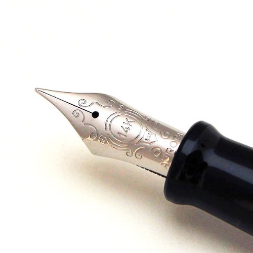 アウロラ 万年筆 EF 極細字 オプティマ 996-CBE ブルーCT 吸入式 正規輸入品