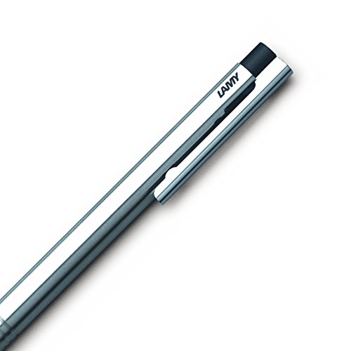 LAMY ラミー ボールペン 油性 ロゴ ステンレス ブラック L205BK 正規輸入品