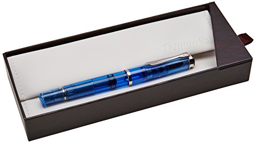 【特別生産品】ペリカン PELIKAN 万年筆 特別生産 クラシック デモンストレーター ブルー CT Fサイズ M205BL-F