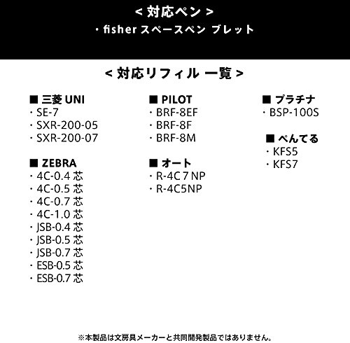 ボールペン リフィルアダプター FS-01 ( フィッシャー FISHER ボールペン リフィル 対応モデル)