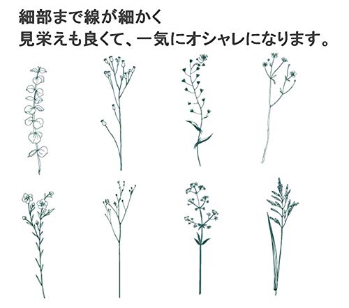 復古風 木製 野の花 スタンプ 8種類セット ゴム印 手帳 メモ スクラップ 手紙 カード 製作