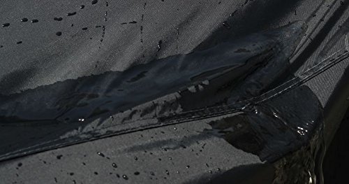 （ミノリＲ） バイクカバー ブラック M （200×90×100㎝）防水 防風 防塵 UVカット ロックホール 風飛び防止バックル 収納袋付き