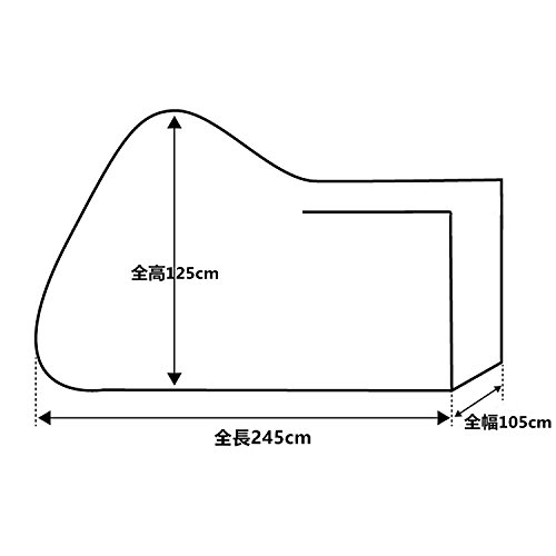 SyuuYou バイクカバー カバーバイク用 防水防雪 耐熱 UVカット 高品質 オートバイクカバー 盗難防止 風飛び防止 収納袋付き 245×125×105