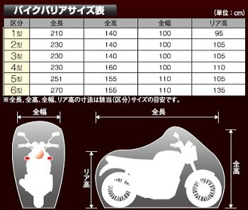 平山産業 バイクカバー バイクバリアー NO.4 大型スクーター(大型シールド)