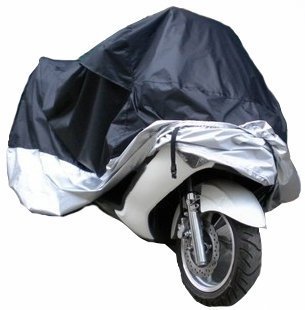 Sutekus 4XL バイクカバー 車体カバー レインカバー 防水 防塵 UVカット 大切なバイクを守る (XXXXL)