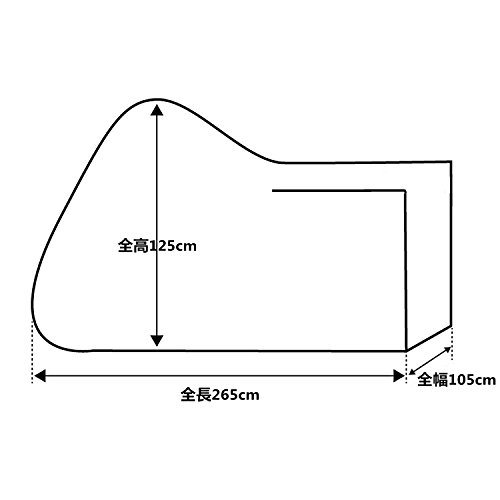 SyuuYou バイクカバー カバーバイク用 防水防雪 耐熱 UVカット 高品質 オートバイクカバー 盗難防止 風飛び防止 収納袋付き 265×125×105