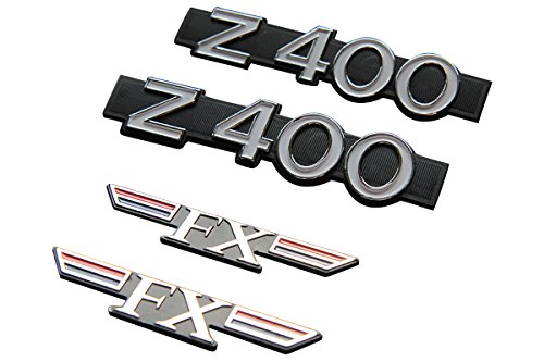 【426】 Z400FX サイドカバーエンブレム 1台分セット E1〜 Z400FX-EMBLEMSET Z400FX-EMBLEMSET