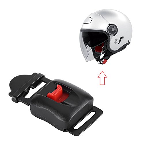 Qiiluヘルメットクリップ　 オートバイヘルメットバックル　簡単に取り付け　5個セット