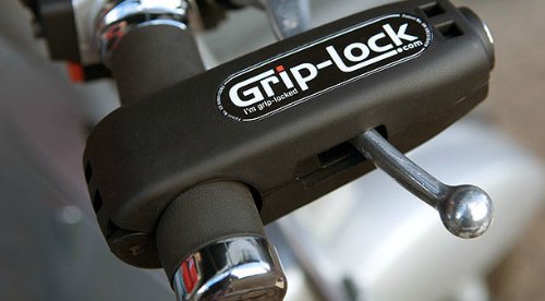 Grip-Lock (グリップロック) バイク用 ブレーキをかけた状態で固定するレバーロック ブラック GL-B