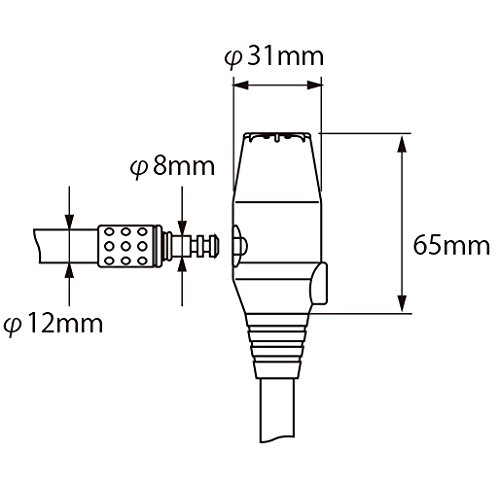 コミネ KOMINE バイク アラームワイヤーヘルメットロック Alarm Wire Helmet Lock 09-124 LK-124