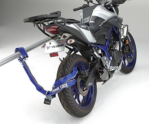 ヤマハ(YAMAHA) バイクロック TOUGH LOCK(タフロック) YL-01 チェーン+パッドロック 2.5m ブルー Q5K-YSK-107-T01