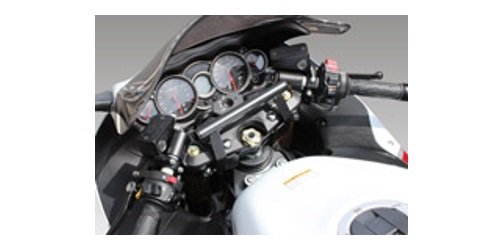 キジマ(Kijima) ハンドルマウントステー(スマホホルダー用) GSX1300Rハヤブサ ブラック 204-068