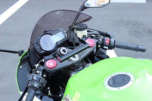 キジマ (KIJIMA) ハンドルマウントステー ブラック NINJA ZX-6R ABS 2013年~ 204-0641