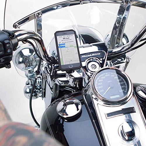 ロックフォーム (ROKFORM) バイク スマホ ハンドルマウント iphone X クローム 334101-PA