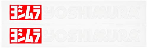 ヨシムラ(YOSHIMURA) ファクトリーステッカー スモール 2pcs 赤/白 165x20mm 904-090-1000