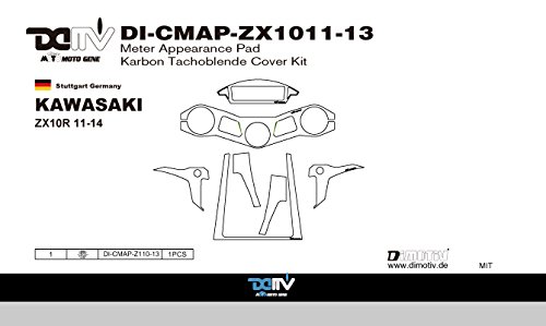 KAWASAKI ZX-10R 11-14 メータープロテクトパッド  K3 カーボン(Meter Apperance Pad) DI-CMAP-ZX1011-13
