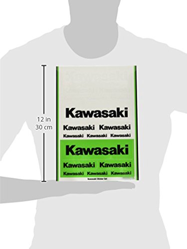 KAWASAKI (カワサキ純正アクセサリー) Kawasakiステッカーセット14 J70100161