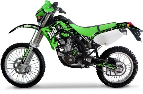 エムディーエフ(MDF) グラフィックキット フォークガードセット ブラッディーモデル ライムグリーン KLX250(05-07) M05KLX-C-GR-FG