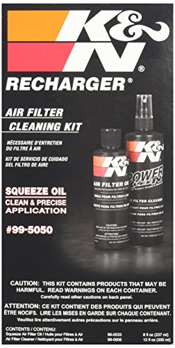 K&N エアーフィルターケアサービスKIT オイル237ml/クリーナー 355ml k&n air filter 99-5050